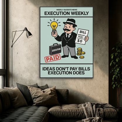 Ideas Don't Pay Bills