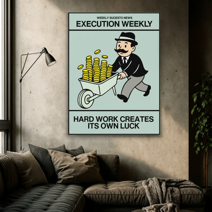 Hard Work Creates Its Own Luck