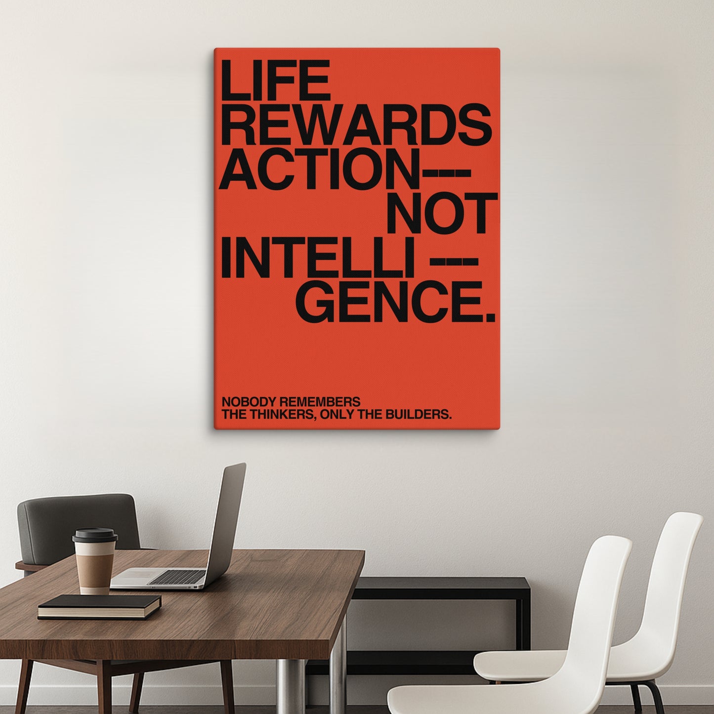 Life Rewards Action Not Intelligence