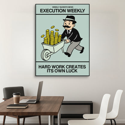 Hard Work Creates Its Own Luck