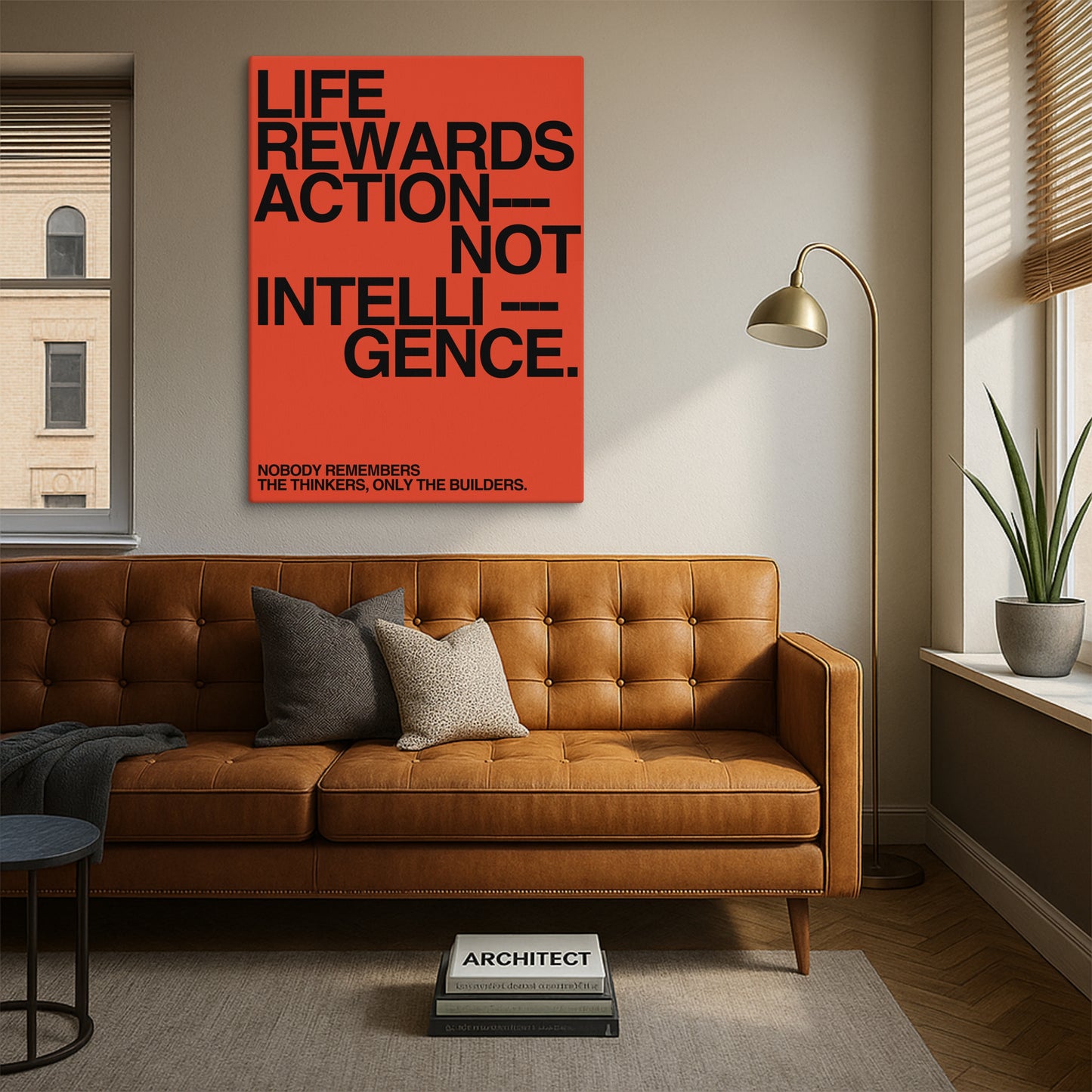 Life Rewards Action Not Intelligence