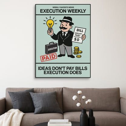 Ideas Don't Pay Bills