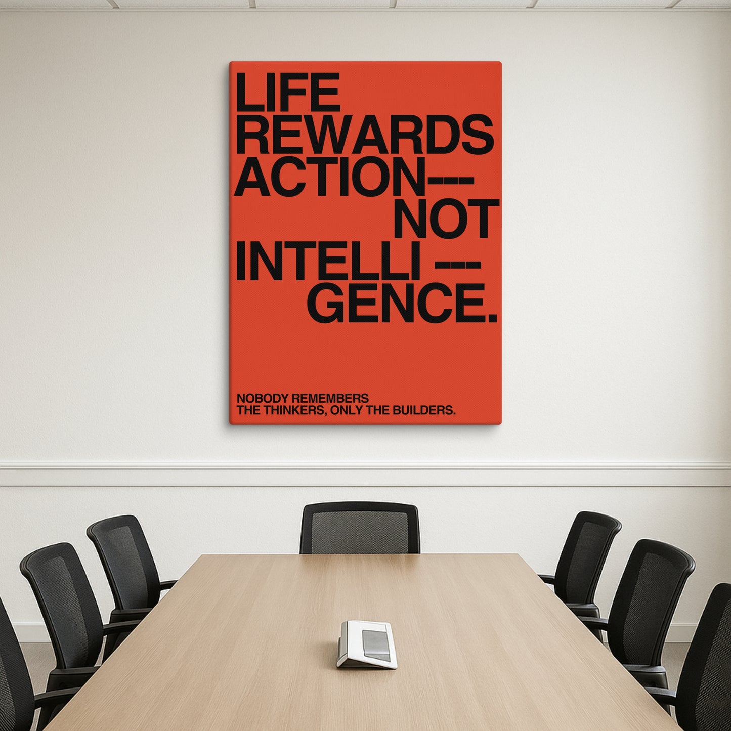 Life Rewards Action Not Intelligence