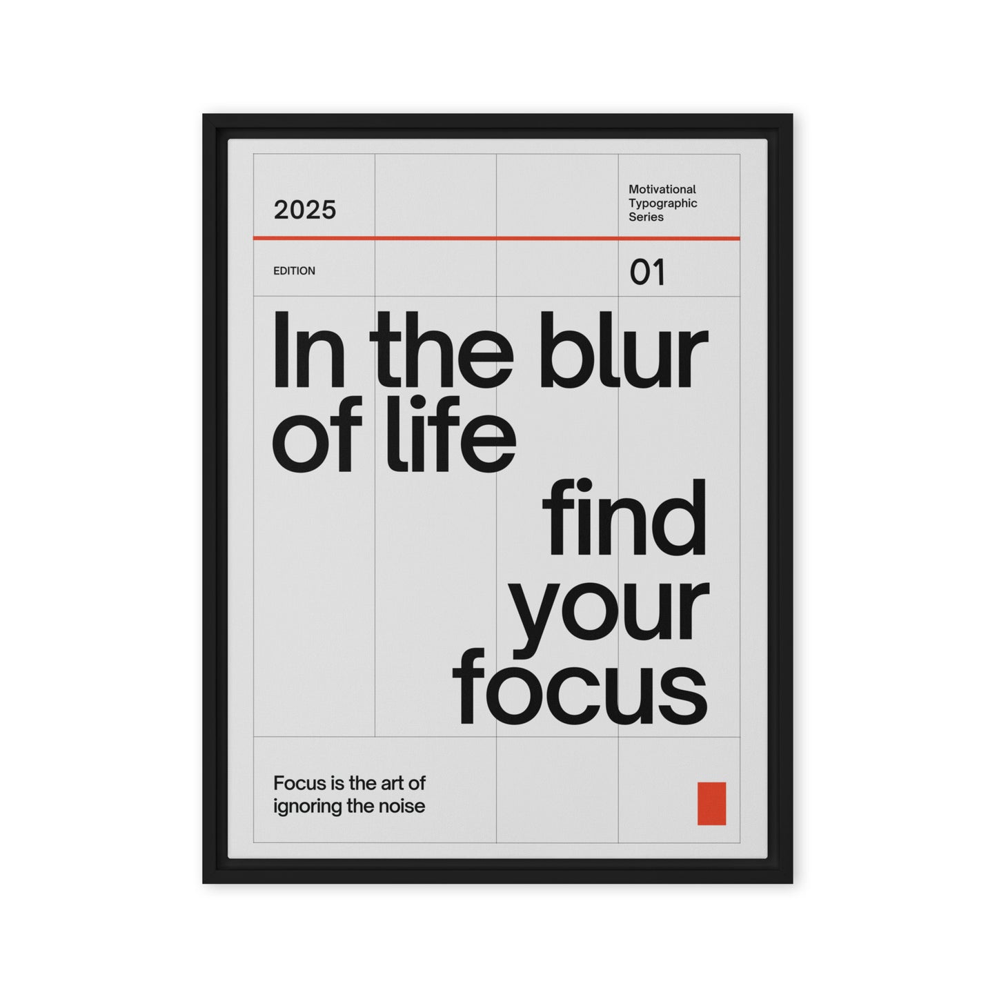 In The Blur Of Life, Find Your Focus